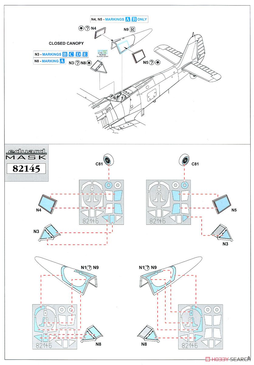 Fw190A-8/R2 プロフィパック (プラモデル) 設計図7