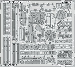 MiG-21MF エッチングパーツ (エデュアルド用) (プラモデル)