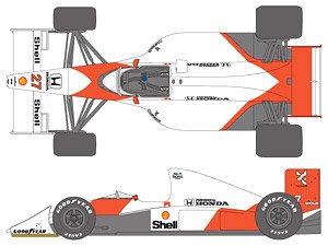 MP4/5B デカールセット (デカール)