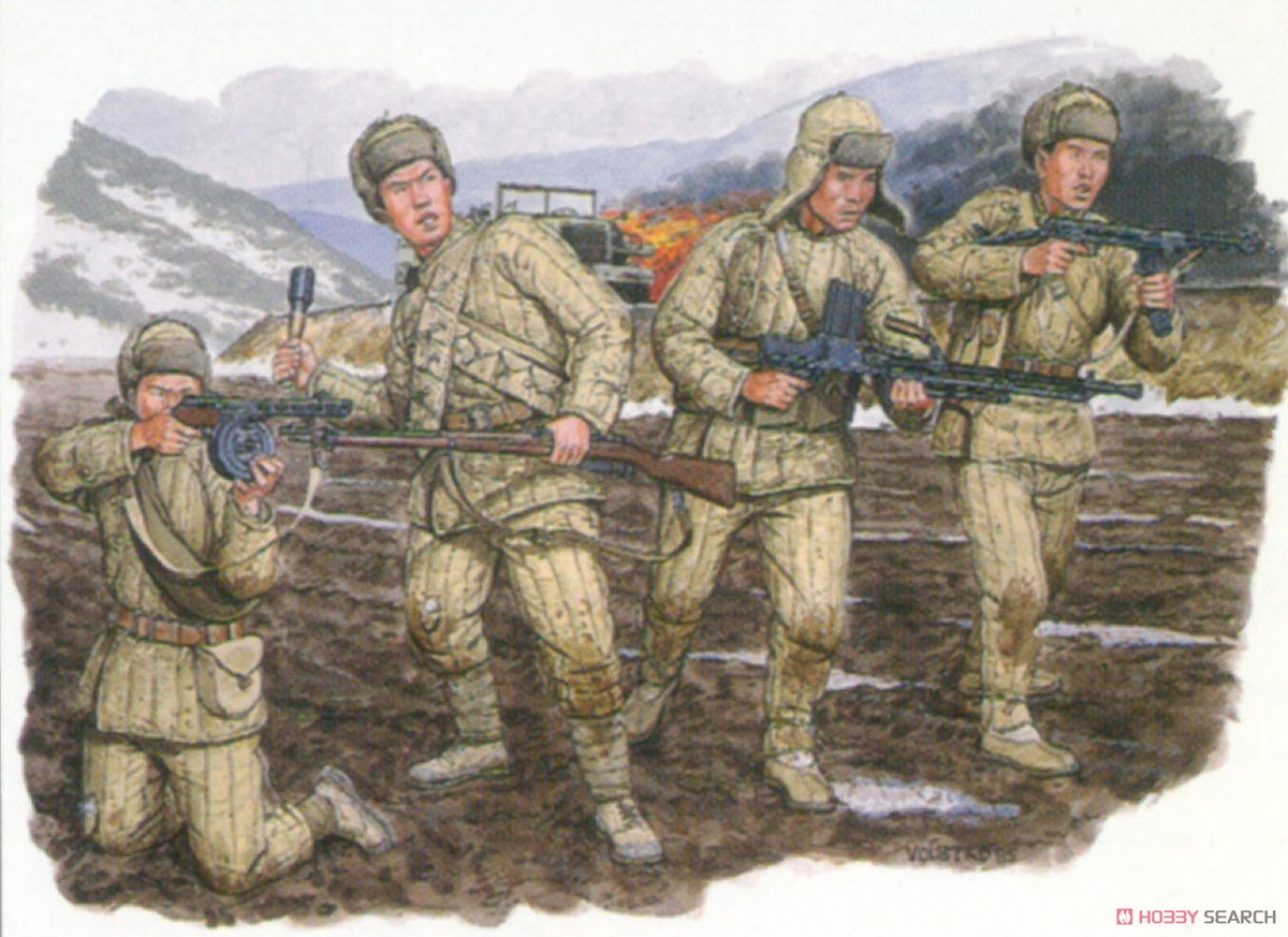 朝鮮戦争 中国人民志願軍 T-34/85 w/ 中国人民志願兵 (プラモデル) その他の画像2