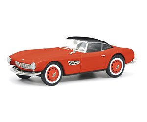 BMW 507 with Hardtop Red Black (Diecast Car)
