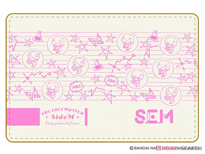 The Idolm@ster SideM Design Produced by Sanrio Card Case S.E.M (Anime Toy) Item picture1