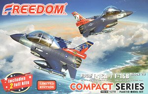 コンパクトシリーズ：ROCAF F-16A ルーク空軍基地 第21飛行隊 「ギャンブラーズ」20周年 & F-16B 814戦闘飛行隊80周年 (限定版) (プラモデル)