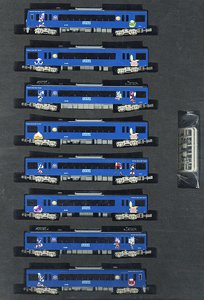 Keikyu Type 2100 (Keikyu Sega Train) Eight Car Formation Set (w/Motor) (8-Car Set) (Pre-colored Completed) (Model Train)
