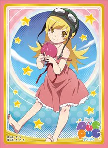 Broccoli Character Sleeve Monogatari Series Puku Puku [Shinobu Oshino] (Card Sleeve)