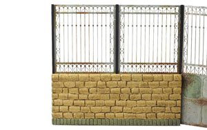 Metal Fence Set B (Plastic model)