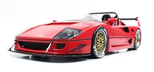 Ferrari F40 LM Beurlys Barchetta (Red) (Diecast Car)