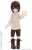 Long Shirt (Beige x White) (Fashion Doll) Other picture1