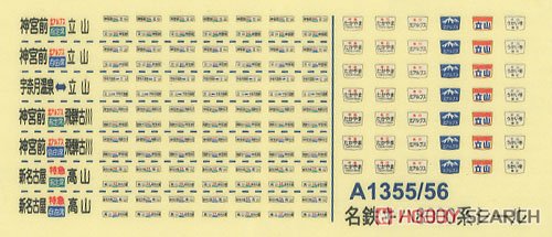 名鉄 キハ8000系 旧塗装 急行北アルプス (6両セット) (鉄道模型) 中身1