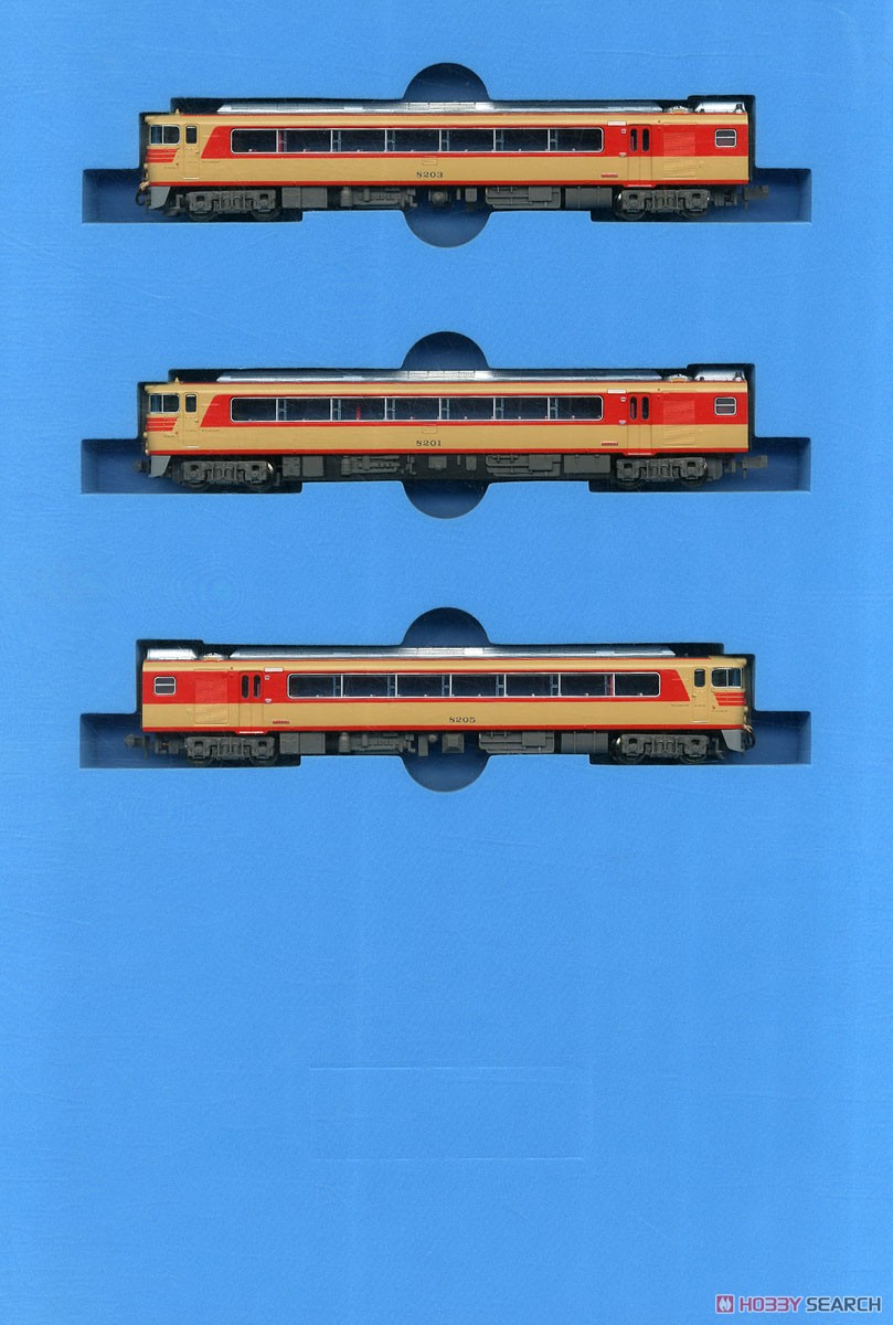 名鉄 キハ8000系 特急北アルプス 晩年 (3両セット) (鉄道模型) 商品画像1