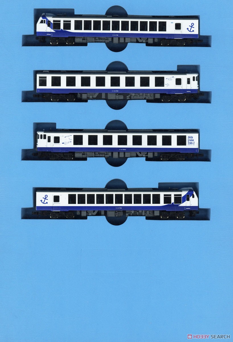 キハ48・あきたクルーズ号 (4両セット) (鉄道模型) 商品画像1