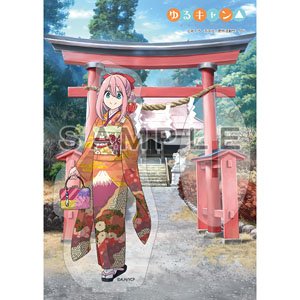 Yurucamp [Especially Illustrated] Acrylic Stand (Nadeshiko Kagamihara/Kimono) (Anime Toy)