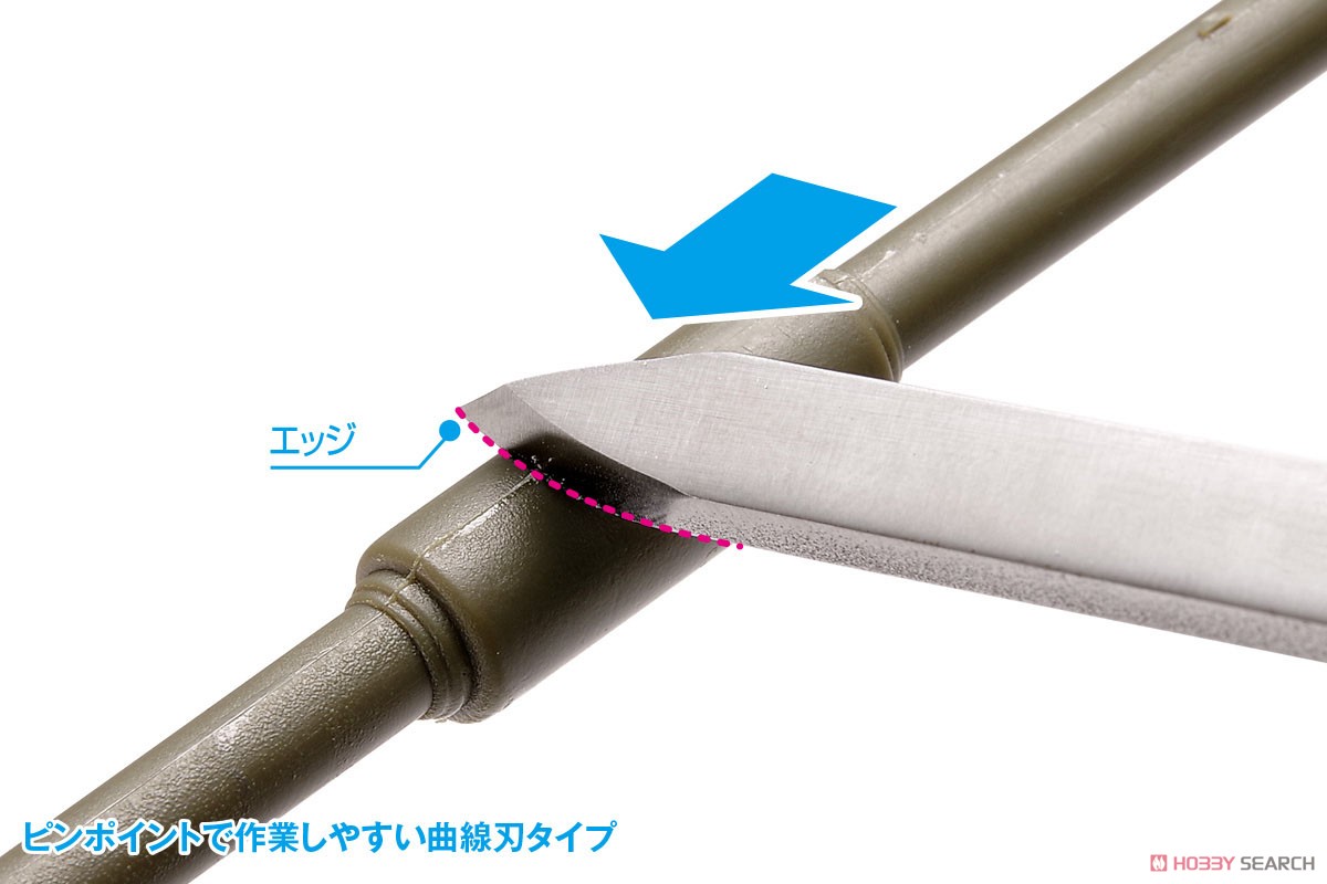 HGキサゲナイフ 【曲線・両刃】 (工具) その他の画像2
