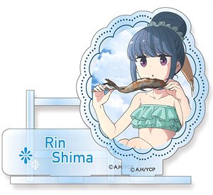Yurucamp Outdoor Activities Acrylic Pen Stand Assistand Rin Shima Ver. (Anime Toy)