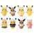Pokemon Fluffy Doll 3 Pikachu Changing Selection (Set of 10) (Shokugan) Item picture1