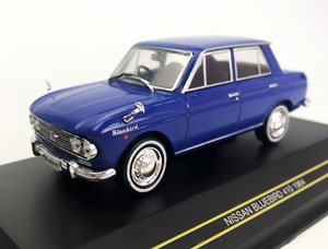 Nissan Bluebird 410 1963 Blue (Diecast Car)