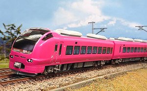 Series E653-1000 (Inaho, Deep Pink, 1+2 Columm Green Car Seat) Seven Car Formation Set (w/Motor) (7-Car Set) (Pre-colored Completed) (Model Train)