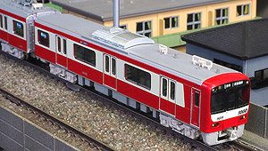 Keikyu Type New 1000-1800 (1809 Formation/ with SR Antenna) Additional Four Car Formation Set (without Motor) (Add-On 4-Car Set) (Model Train)