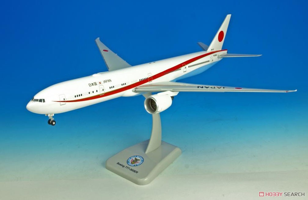 B777-300ER 日本国政府専用機 ランディングギア/スタンド付属 (完成品飛行機) 商品画像1