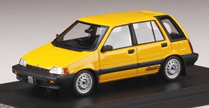 Honda CIVIC SHUTTLE 4WD M (AR) 1984 イエロー (ミニカー)