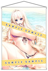 ユニオリズム☆カルテット シルヴェリア きわどい水着 B2タペストリー 「波打際で秘密・・・の・・・」 (キャラクターグッズ)