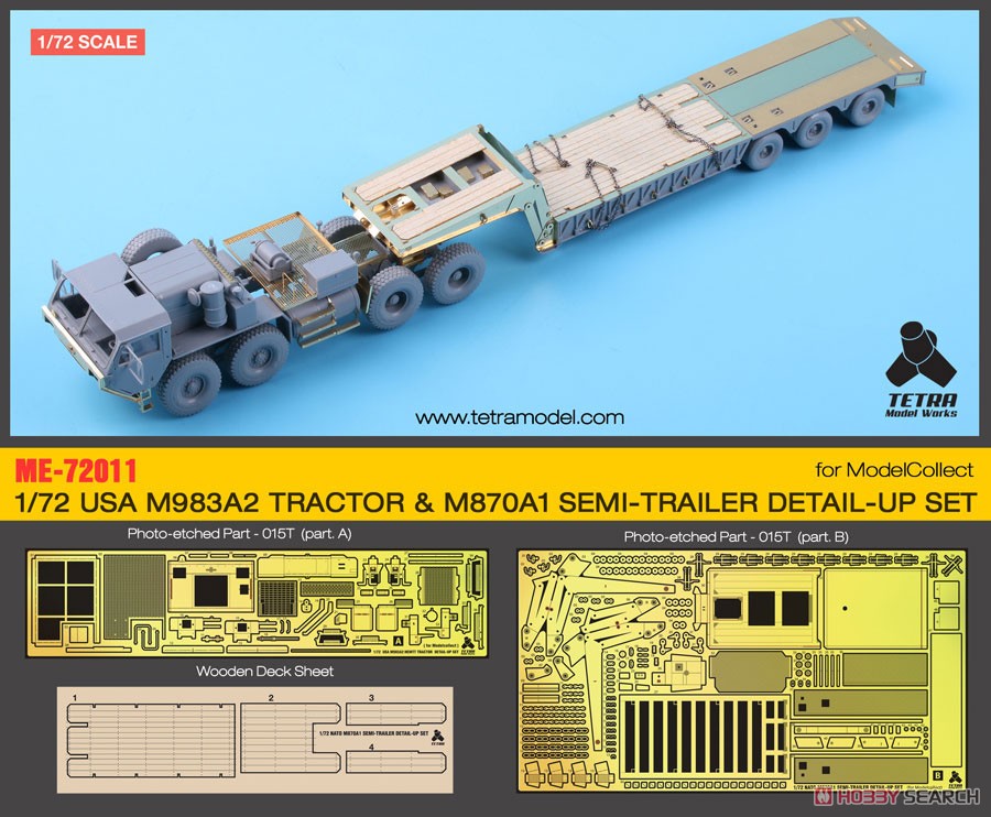 Detail-up Set for USA M983A2 Tractor & M870A1 Semi-trailer (for Model Collect) (Plastic model) Other picture1