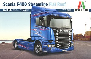 スカニア R400 ストリームライン トラクターヘッド (フラットルーフ) (プラモデル)