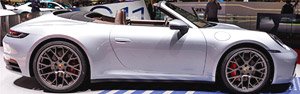 ポルシェ 911 (992) カレラ 4S カブリオレ 2019 シルバー (ミニカー)