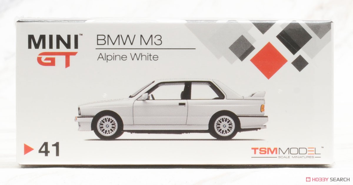 BMW M3 (E30) Alpine White (LHD) (Diecast Car) Package1