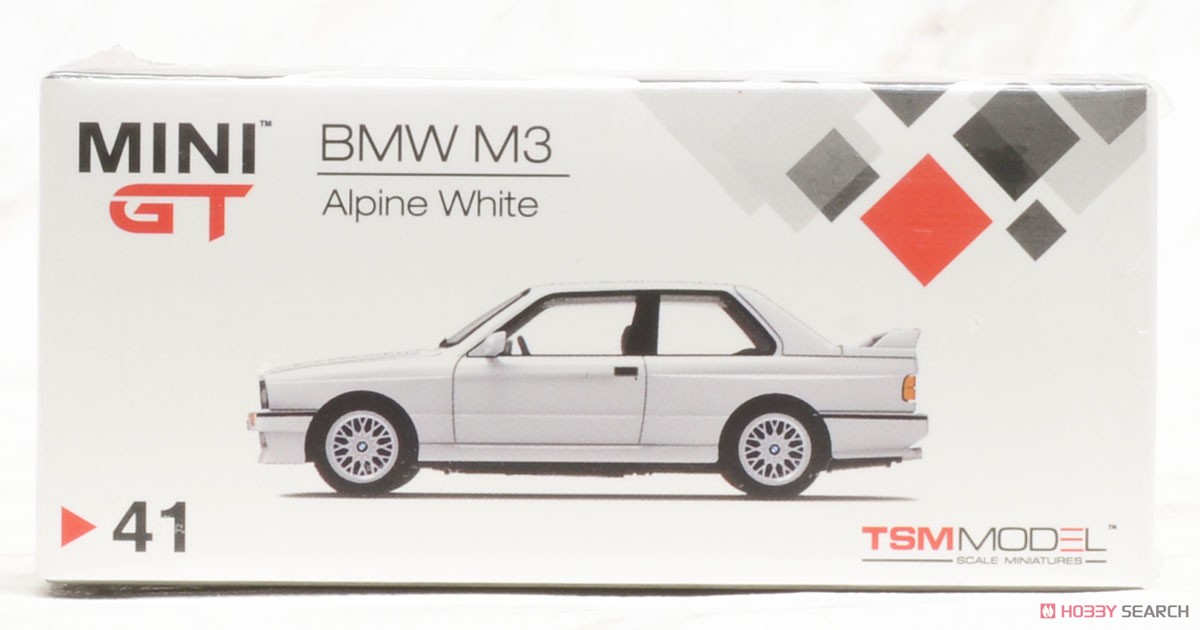 BMW M3 (E30) Alpine White (RHD) (Diecast Car) Package1