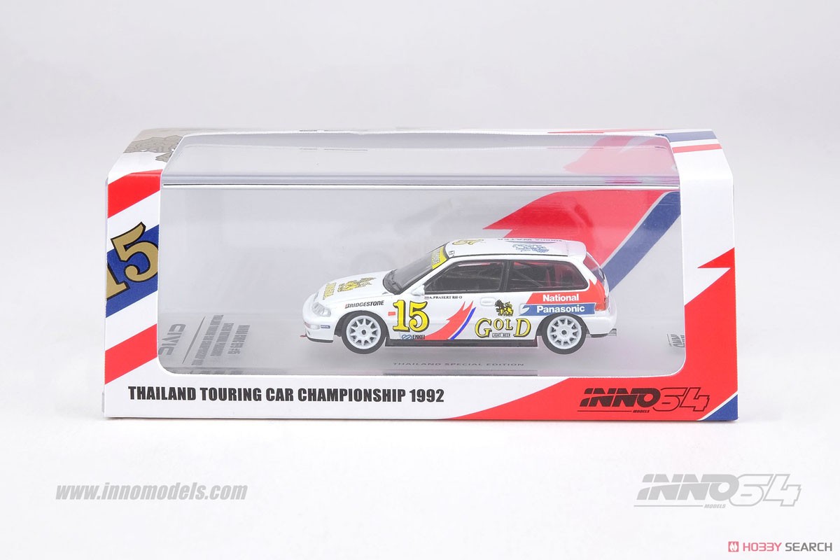 Honda Civic EF9 Singna Thailand Touring Car Championship 1992 #15 (Diecast Car) Package1