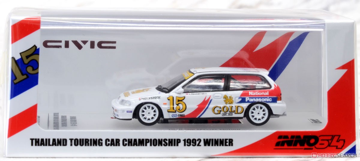 Honda Civic EF9 Singna Thailand Touring Car Championship 1992 #15 (Diecast Car) Package2