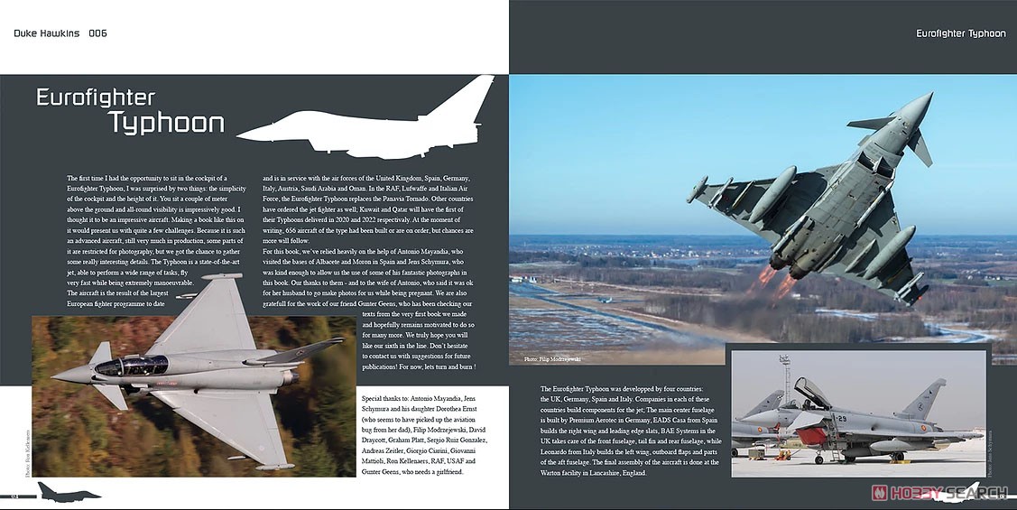 エアクラフト・イン・ディテール No.06：ユーロファイター タイフーン 運用各国空軍 (書籍) 商品画像2