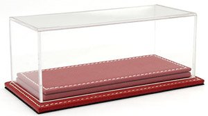 Mulhouse Raised Leather Base (Thick / Red) & Acrylic Case (Case, Cover)