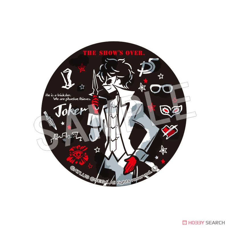 PERSONA5 Design Produced by Sanrio ふぉーちゅん☆缶バッジ Cool Ver. (8個セット) (キャラクターグッズ) 商品画像6