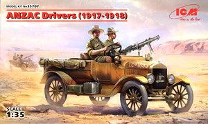 ANZAC Drivers (1917-1918) (2 figures) (Plastic model)