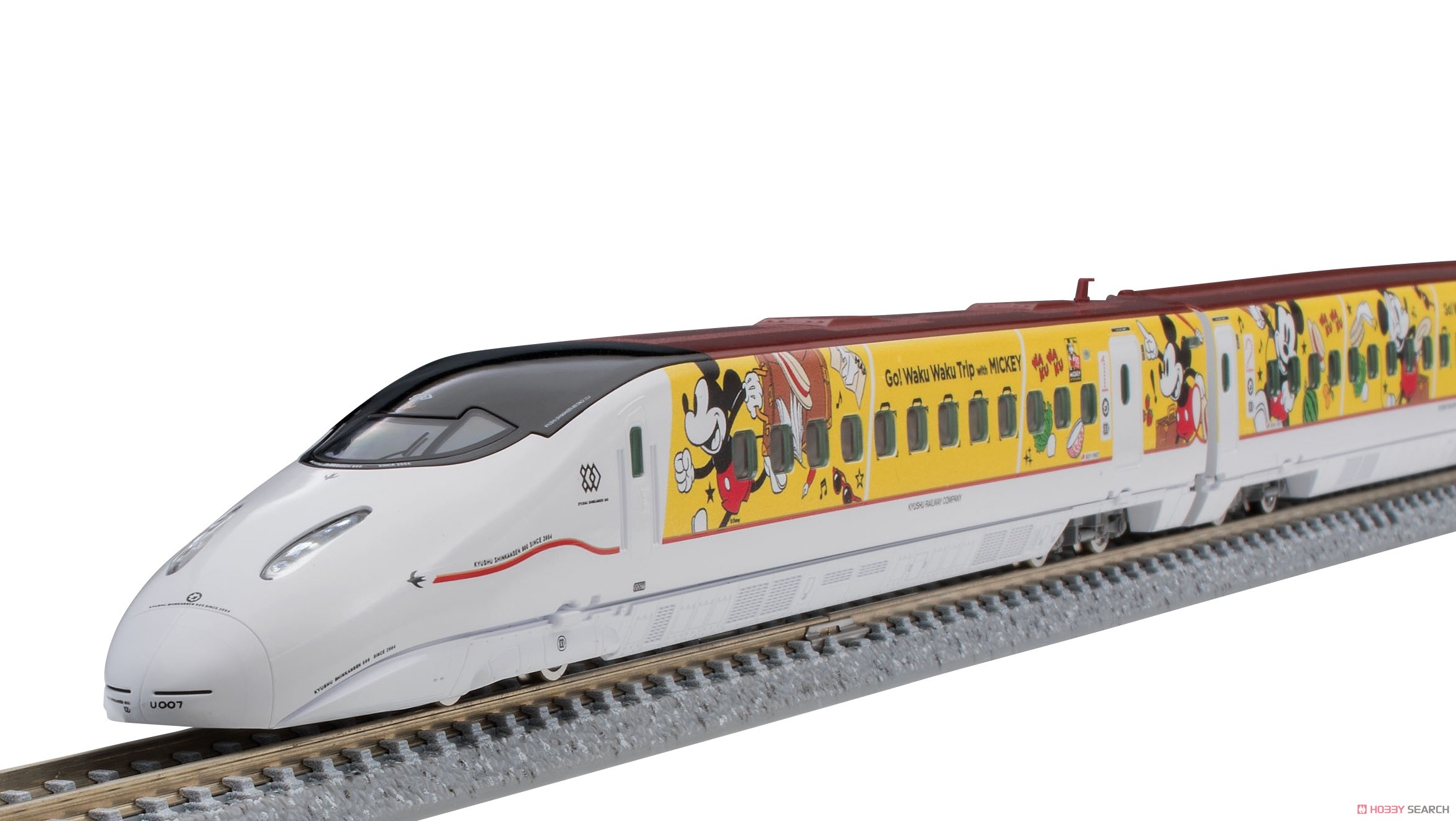 【限定品】 九州新幹線 800-1000系 (JR九州 Waku Waku Trip 新幹線)セット (6両セット) (鉄道模型) 商品画像3