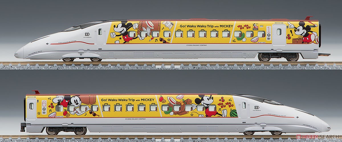 【限定品】 九州新幹線 800-1000系 (JR九州 Waku Waku Trip 新幹線)セット (6両セット) (鉄道模型) 商品画像5