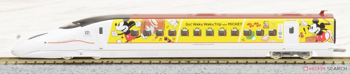 【限定品】 九州新幹線 800-1000系 (JR九州 Waku Waku Trip 新幹線)セット (6両セット) (鉄道模型) 商品画像6