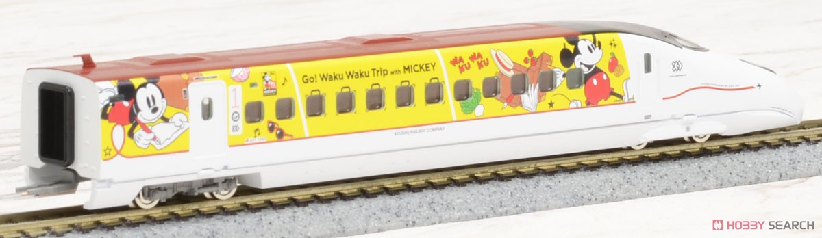 【限定品】 九州新幹線 800-1000系 (JR九州 Waku Waku Trip 新幹線)セット (6両セット) (鉄道模型) 商品画像8
