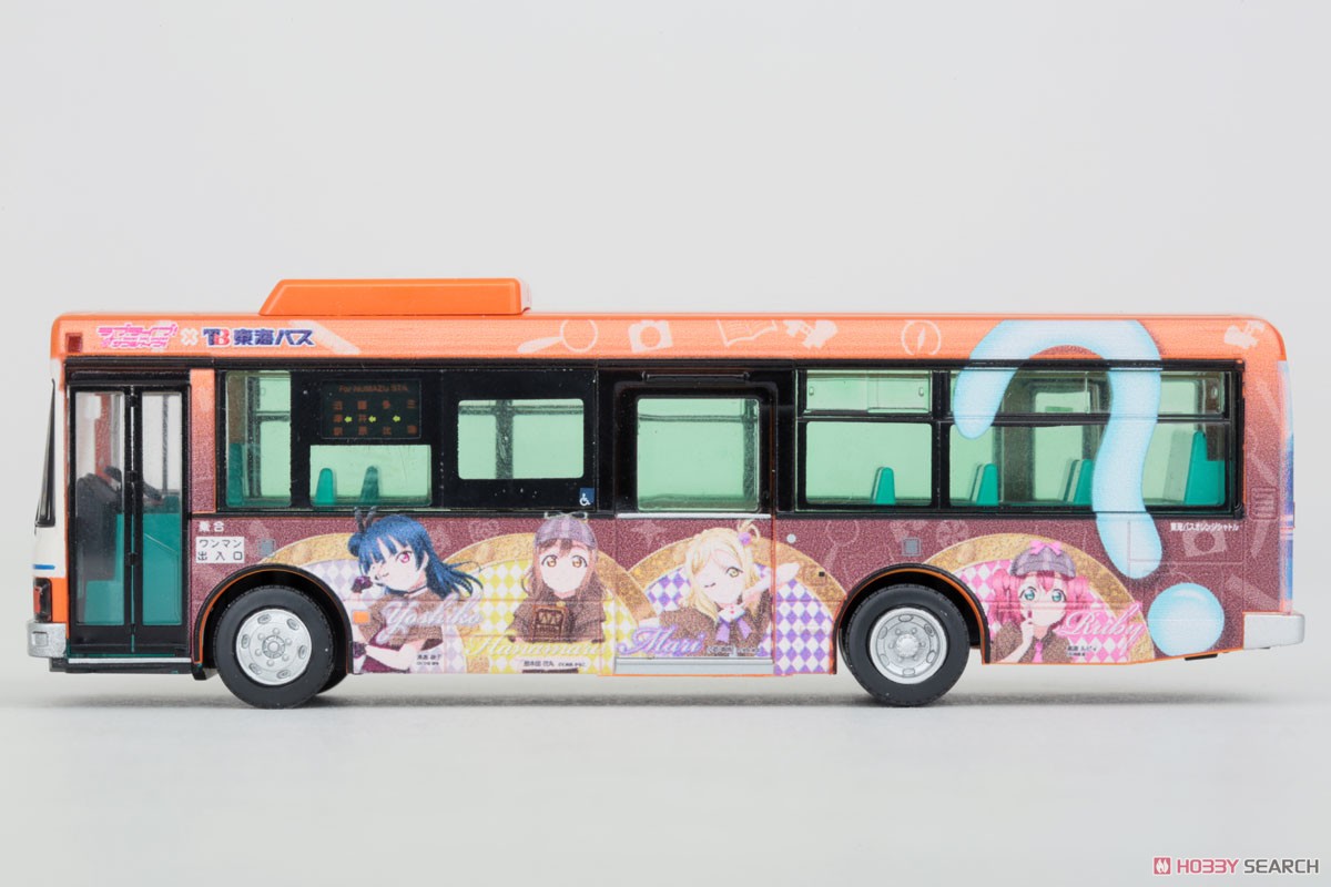 全国バスコレクション80 [JH035] 東海バスオレンジシャトル ラブライブ！サンシャイン!!ラッピングバス3号車 (鉄道模型) 商品画像3