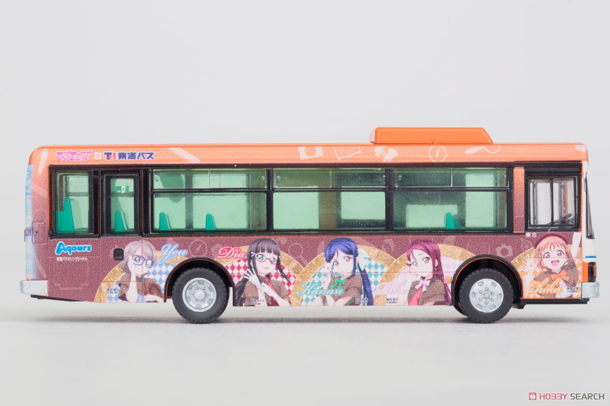 全国バスコレクション80 [JH035] 東海バスオレンジシャトル ラブライブ！サンシャイン!!ラッピングバス3号車 (鉄道模型) 商品画像5