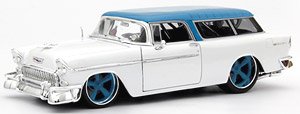1955 シボレー ノマド (メタリックホワイト) (ミニカー)