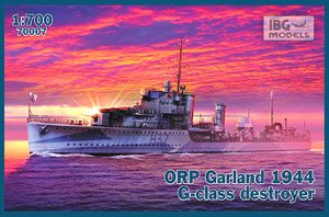 英・G級駆逐艦・ガーランド・自由ポーランド海軍1944年 (プラモデル)