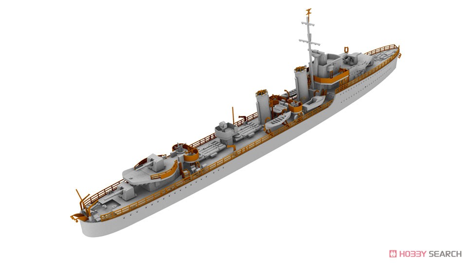 英・イントレピット級駆逐艦・イシュリエルH-05・英海軍1942年 (プラモデル) その他の画像6