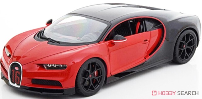 Bugatti Chiron Sport (Black / Red) (Diecast Car) Item picture1