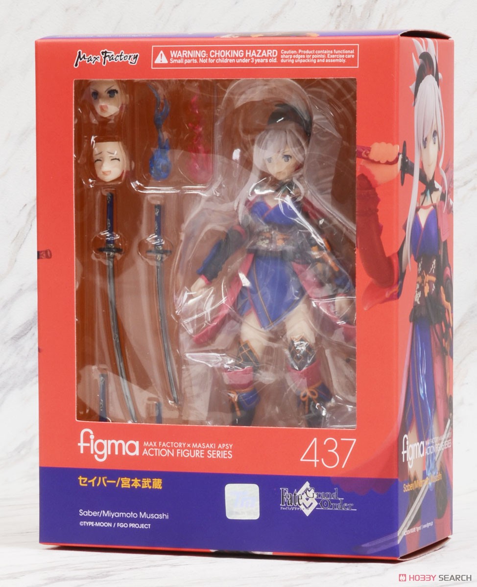 figma Saber/Miyamoto Musashi (PVC Figure) Package1