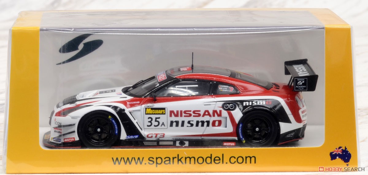 Nissan GT-R Nismo GT3 No.35 NISMO Athlete Global Team Winner Bathurst 12H 2015 (ミニカー) パッケージ1