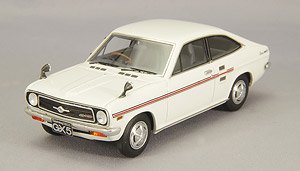 日産 サニー 1200 GX5 クーペ 1972年型 ホワイト (ミニカー)