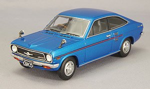 Nissan Sunny 1200 GX5 Coupe 1972 Blue Metallic (Diecast Car)